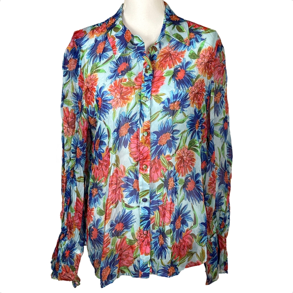 Milly Multicolor Floral Blouse